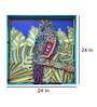 Parrot Rainforest Multicolor Mandala 3D Wooden Wall Art
