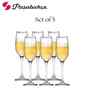 Pasabahce Amber Champagne Flute  Glass 200Ml Set Of 6 (440295)