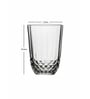 Pasabahce Glass Diony Tumbler (Set of 6 Pcs.)