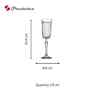 Pasabahce Joy Champagne Flute Stem Glass 175 Ml Set Of 4 (440300)