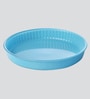 Ovenware Round Sky Blue Glass Baking Tray