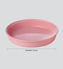 Ovenware Round Light Pink Glass Baking Tray