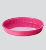 Ovenware Round Pink Glass Baking Tray