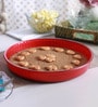 Ovenware Round Red Glass Baking Tray