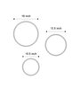 Pashu Panchi Multicolor Canvas Framed Wall Plates (Set of 3)