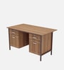 Passion Executive Desk in Leon Teak Finish