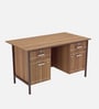 Passion Executive Desk in Leon Teak Finish