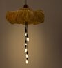 Passion Flower (Small) Wood & Banana Fibre Pendant Hanging Light