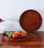 Passion Mahogany Wood (Set of 2) Serving Tray