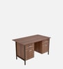 Passion Executive Desk in Leon Teak Finish