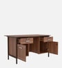 Passion Executive Desk in Leon Teak Finish