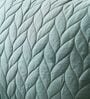Pastel Aqua 100% Cotton 300TC Solid Superking Bedsheet with 2 Pillow Covers (Quilted)