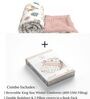 Pastel Blooms 4-Piece Combo Of Double Bed AC Comforter & Bedsheet Set