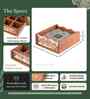 Pastel Flora Nava Masala Box | Spice Box
