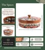 Pastel Flora Wooden Masala Box