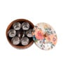 Pastel Flora Wooden Masala Box