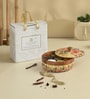 Pastel Flora Wooden Masala Box