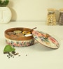 Pastel Flora Wooden Masala Box