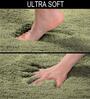 Pastel Green Geometrical Microfiber 4 x 6 Feet Machine Made Carpet