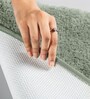 Pastel Green Solid Microfiber 4 X 6 Feet Tufted Carpet