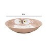Pastel Owl Shallow 8 Inch Porcelain Deep Plate