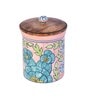 Pastel Pink 1.5 Ltr Ceramic Jar with Lid