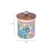 Pastel Pink 1 Ltr Ceramic Jar with Lid Pastel Pink 1 Ltr Ceramic Jar with Lid