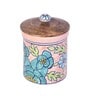 Pastel Pink 1 Ltr Ceramic Jar with Lid Pastel Pink 1 Ltr Ceramic Jar with Lid