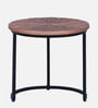 Pastorius Solid Wood Nest Of Tables In Black Finish