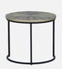 Pastorius Solid Wood Nest Of Tables In Black Finish