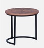 Pastorius Solid Wood Nest Of Tables In Black Finish