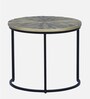 Pastorius Solid Wood Nest Of Tables In Black Finish