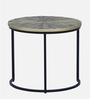Pastorius Solid Wood Nest Of Tables In Black Finish