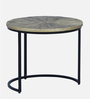 Pastorius Solid Wood Nest Of Tables In Black Finish