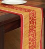 Patchwork with embroidery Silk 84x12 Inch Table Runner