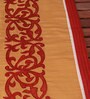 Patchwork with embroidery Silk 84x12 Inch Table Runner