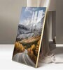 Path to Tranquility Glass Finish Vertical Wall Art