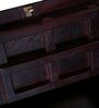 Pathana Solid Wood Writing Desk in Passion Mahogany Finish