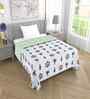Patina Green Royal Collection Single Bed Dohar Blanket