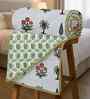 Patina Green Royal Collection Single Bed Dohar Blanket