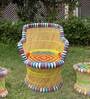 Ethnic Cane Outdoor Seating in Multi Colour