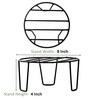 Patio Black Metal Plant Stand