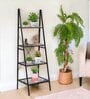 Patio Set of 2 Black Metal Plant Stand