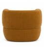 Patrica Lounger Chair With Upholstery Fabric In Orange Colour