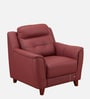 Patrick 1 Seater Sofa In Red Color