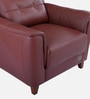 Patrick 1 Seater Sofa In Red Color