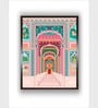 Patrika Gate Print Canvas Framed Wall Painting