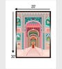 Patrika Gate Print Canvas Framed Wall Painting