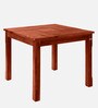 Patron Sheesham Wood 4 Seater Dining Table In Honey Oak Finish