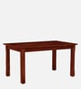 Patron Sheesham Wood 6 Seater Dining Set In Honey Oak Finish